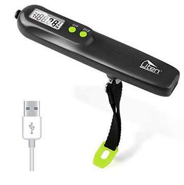 balance pese bagage rechargeable via USB avec batterie de 2600mAh pour peser des bagages de 50 kg et moins affichage digital