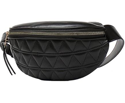 Sac Bandoulière Femme Petit En Cuir PU Noir - Pochette Téléphone Porte-carte, Bandoulière Ajustable